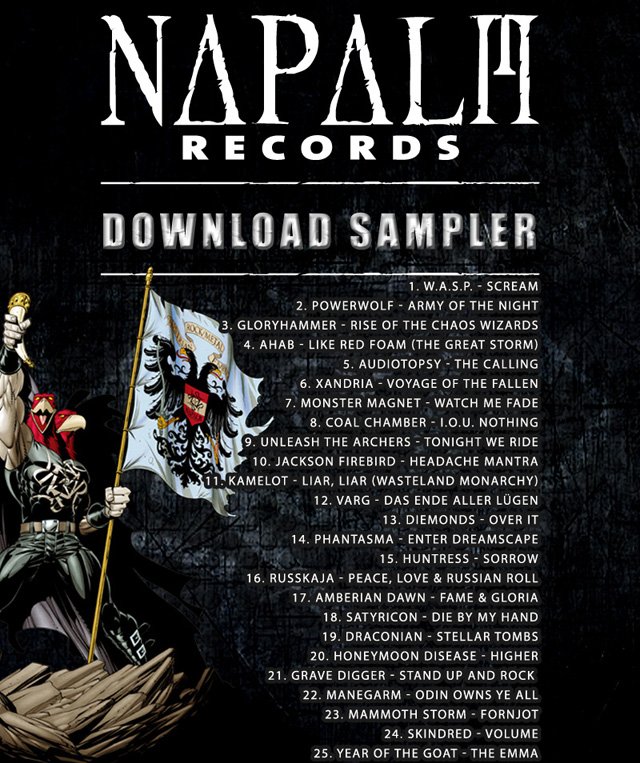 Napalm Records Free Sampler 2015