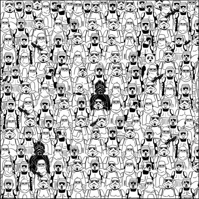 Find the Panda, Star Wars Version