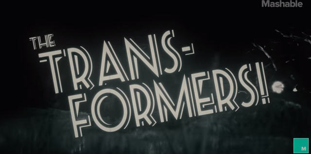Transformers as a 1950s Monster B-Movie