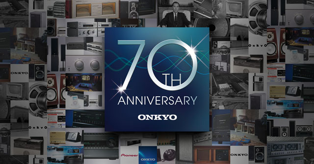ONKYO 70th ANNIVERSARY Website