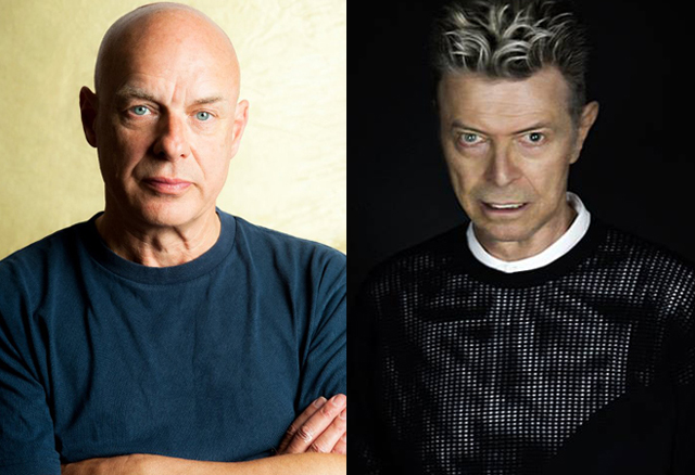 Brian Eno and David Bowie