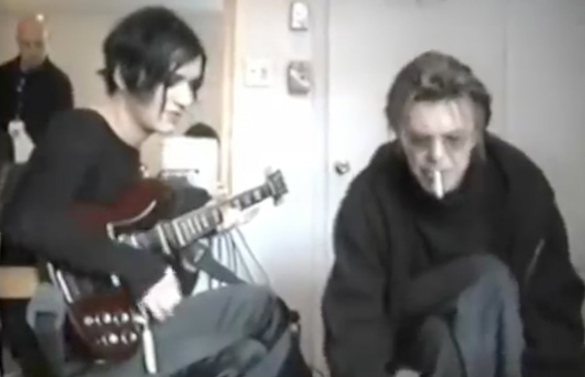 Brian Molko and David Bowie