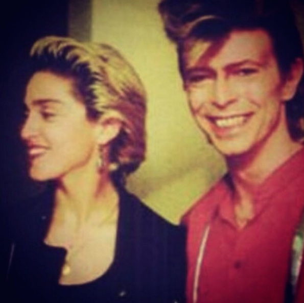Madonna and David Bowie