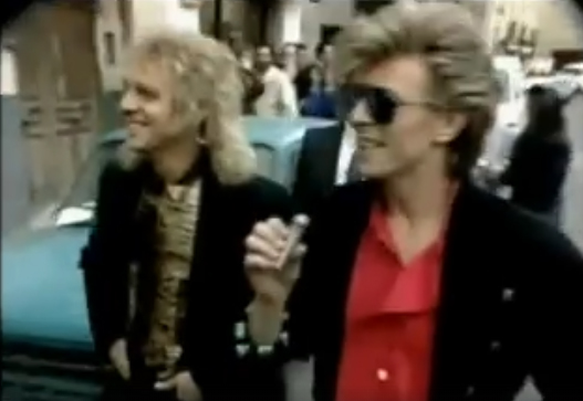 David Bowie and Peter Frampton - Seville 1987