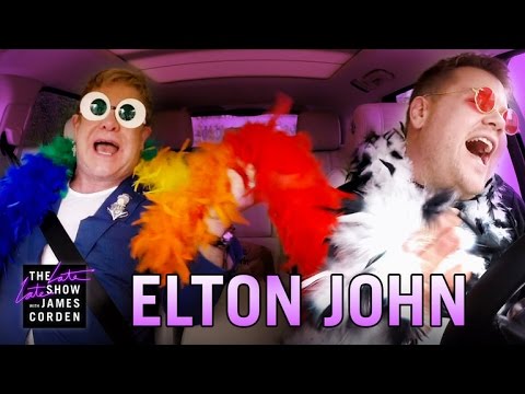 Elton John Carpool Karaoke - The Late Late Show with James Corden