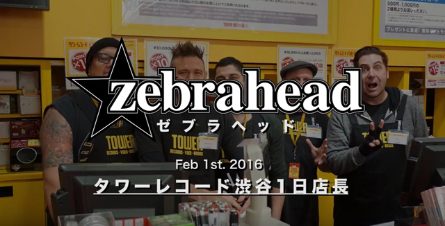 Zebrahead - Works at Tower Records Shibuya, Japan