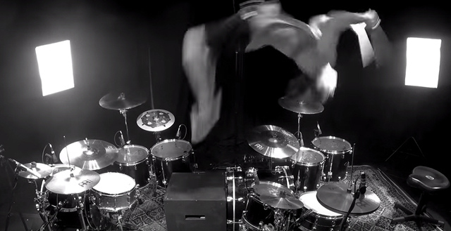 Aric Improta | Kitflip (Backflip Between 2 Drum Kits)