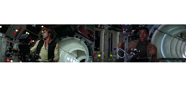 “A New Awakening” - Star Wars Episode IV and VII Shot Comparison