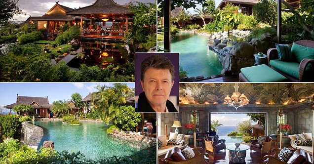 David Bowie's $20million Caribbean mansion