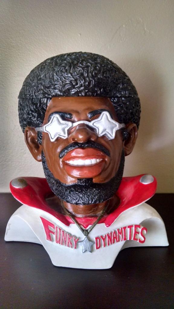 Bootsy Collins Funky Dynamites Bust Figure Ashtray Trinket Holder - Bass Funk