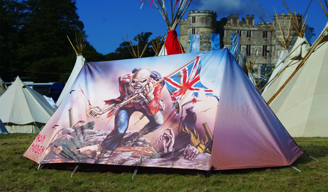 Iron Maiden's 'The Trooper' Tent