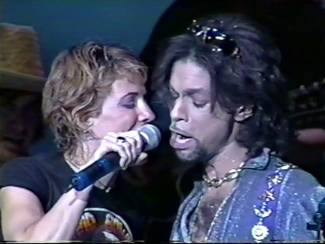 Sheryl Crow and Prince at a 1999 Lilith Fair show