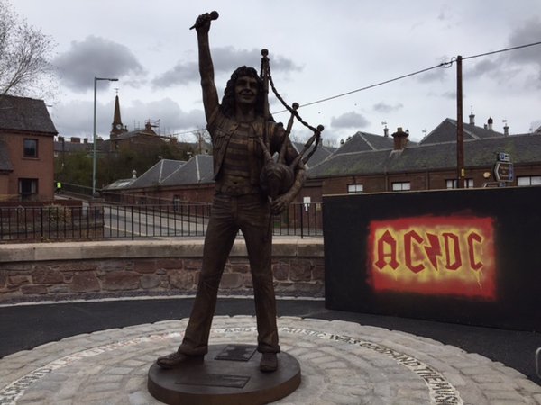 Bon Scott Statue - Kirriemuir,Scotland