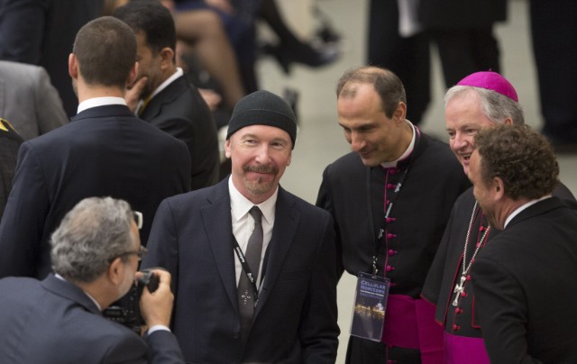 The Edge in The Sistine Chapel