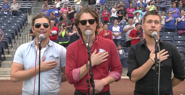 Hanson Sings the Anthem
