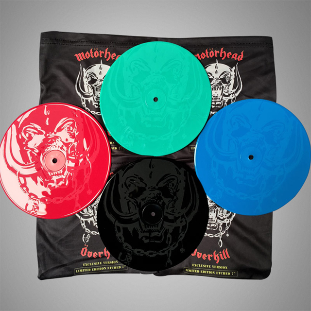 Motorhead / Overkill (Limited Edition on Colored Etched 7″ + Bag)