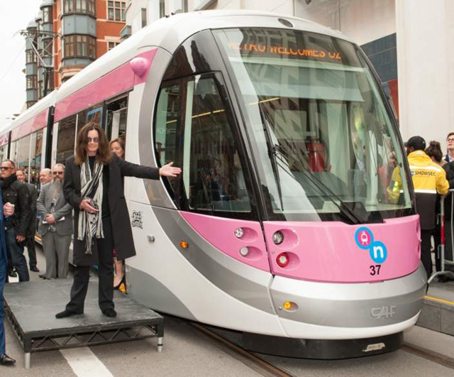 Ozzy Osbourne - new pink tram