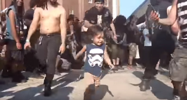 Toddler In The Maryland Deathfest Circle Pit