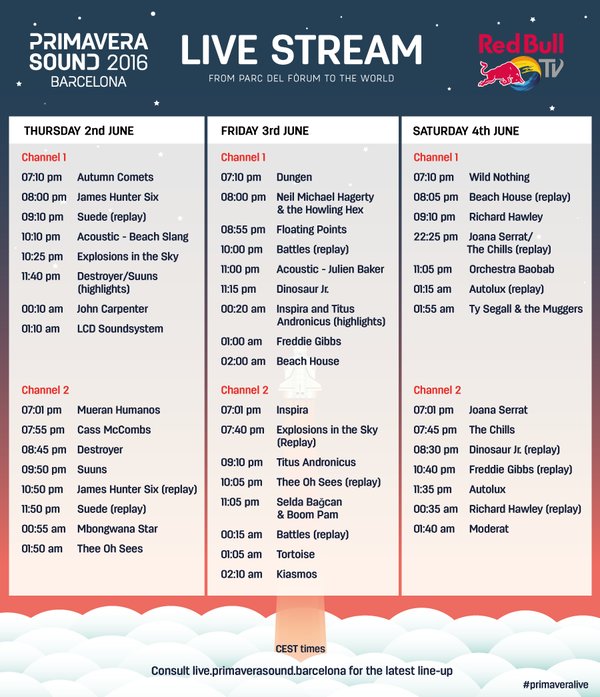 Primavera Sound Festival live stream