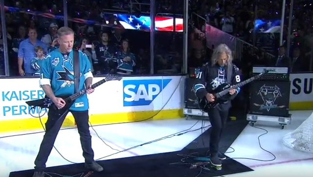 Metallica performs The National Anthem - Stanley Cup Finals Game 4 - 6/6/16