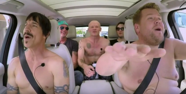 Red Hot Chili Peppers Carpool Karaoke - 『The Late Late Show with James Corden