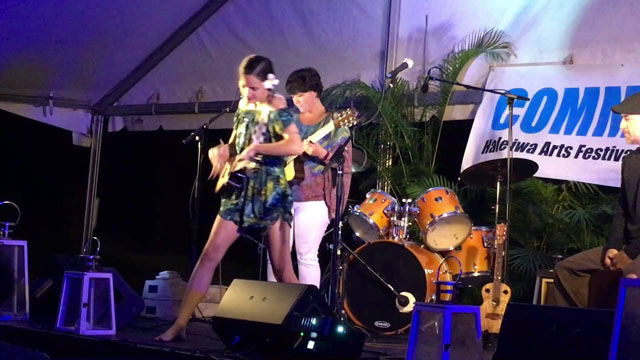 Taimane - ukulele player