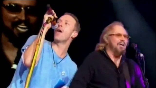 Coldplay and Barry Gibb