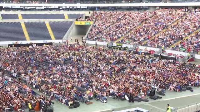 World record for the largest orchestra