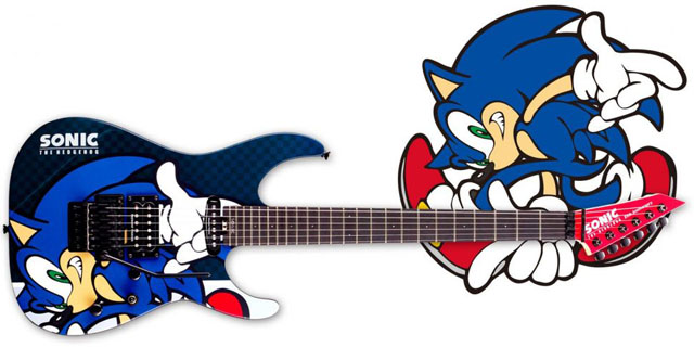 ESP×SONIC SONIC THE HEDGEHOG GUITAR - ESP SONIC-II