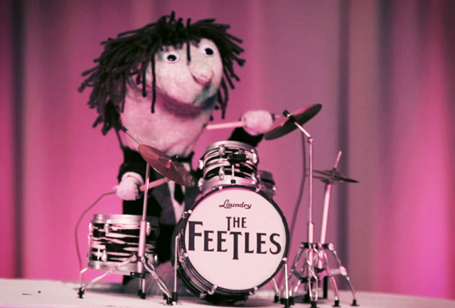 The Feetles - The Beatles (Sock Puppet Parody)