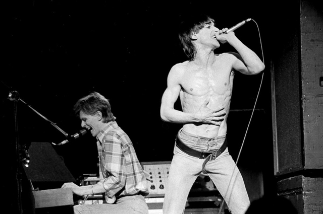 David Bowie and Iggy Pop