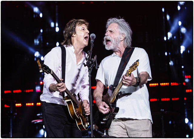 Paul McCartney and Bob Weir