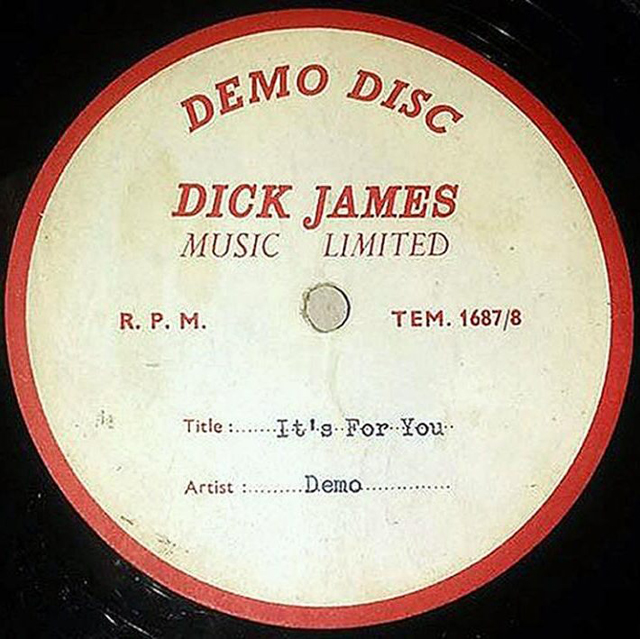 It's For You demo acetate