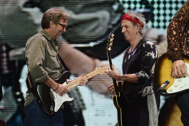 Eric Clapton and Keith Richards