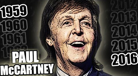 The PAUL McCARTNEY's Facial History (1959-2016)