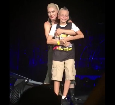 Gwen Stefani and boy