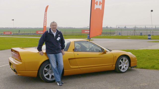 Pink Floyd's Nick Mason and the NSX