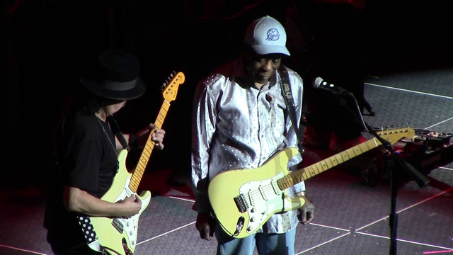 Buddy Guy and Carlos Santana