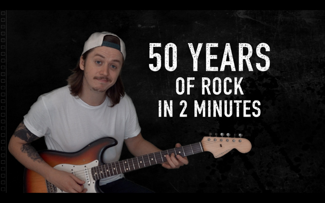 50 YEARS OF ROCK IN 2 MINUTES - Victor Kucher