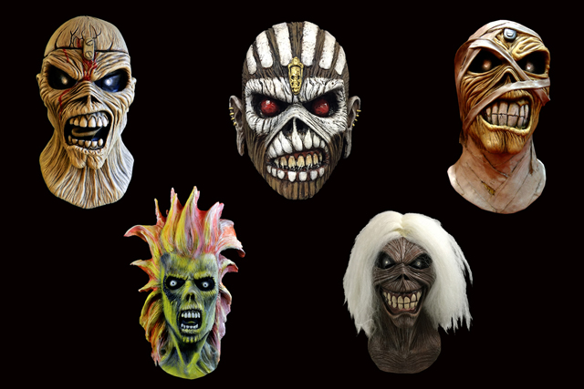 Official Iron Maiden Eddie Masks