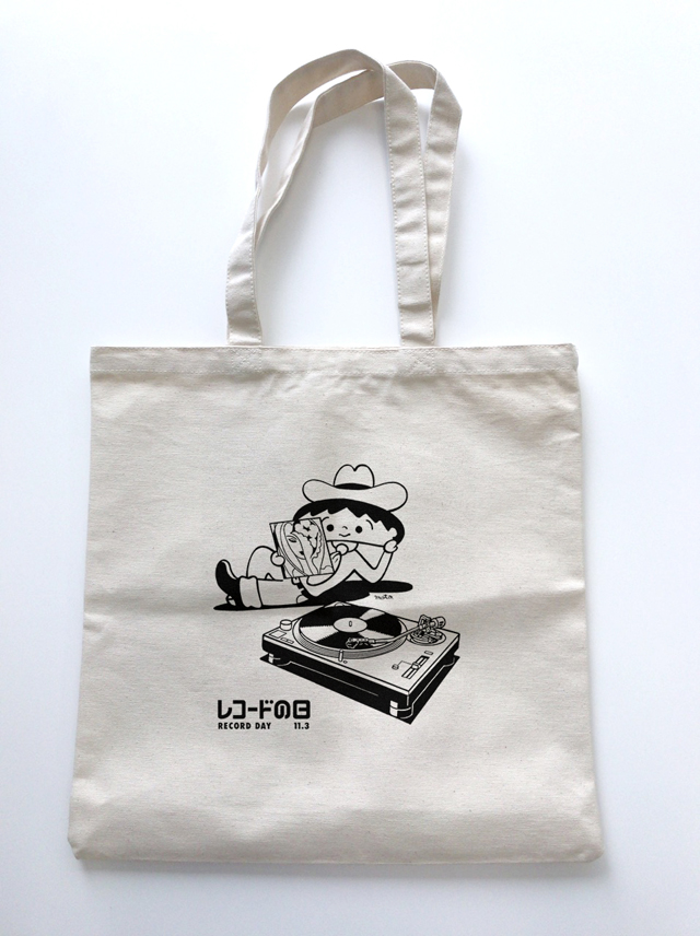 本秀康 画伯 × レコードの日 コラボ トートバッグ