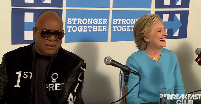 Stevie Wonder Sings Happy Birthday To Hillary Clinton - Breakfast Club Power