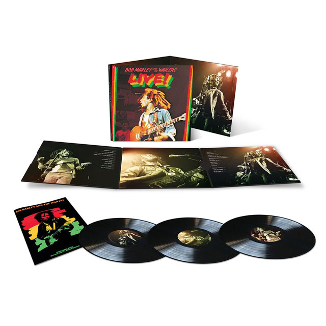 Bob Marley & the Wailers / Live!  (three-LP vinyl)