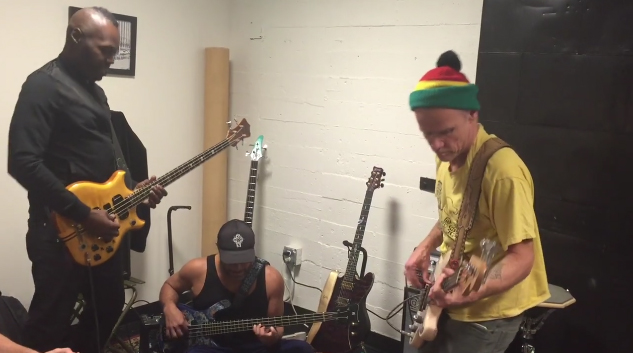 Robert Trujillo, Flea, and Armand Sabal-lecco