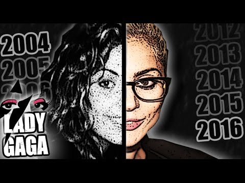 LADY GAGA: 3D Face Change 2004-2016 - Angel Nene