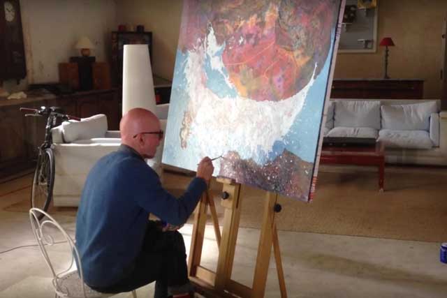 Stanley Donwood Paints Radiohead's 'A Moon Shaped Pool' Cover While They Record Album