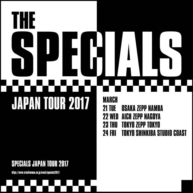THE SPECIALS JAPAN TOUR 2017