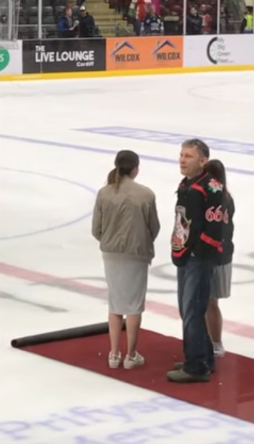 Bruce Dickinson - Cardiff Devils' Ice Arena in Cardiff