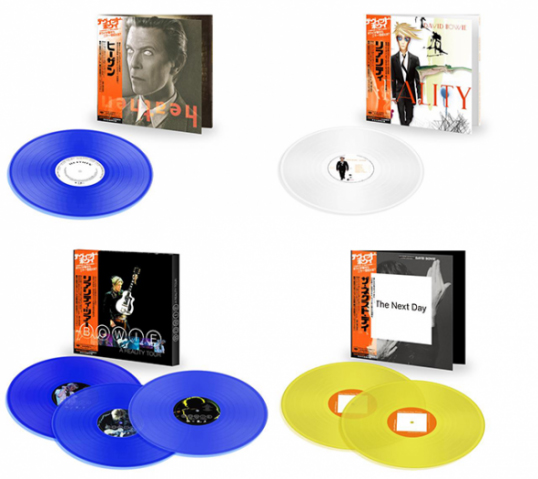 デヴィッド・ボウイ　2000年代アルバム4作品 180グラム重量盤アナログレコード/カラー・ヴァイル