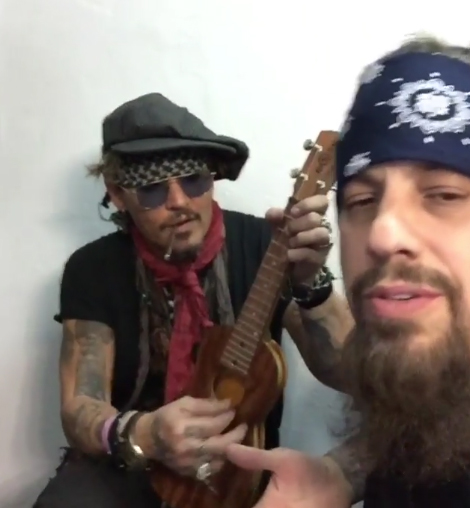 Johnny Depp & Members Of Korn